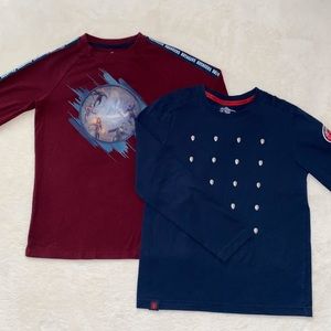 Boy’s 2 Pack Long Sleeve Super Heroes Shirts